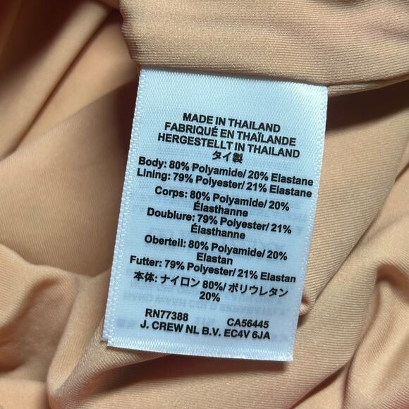 Crewcuts Girl's Block Print Long Sleeve Zippered Rash Guard Swimsuit 8 New - Picture 5 of 6